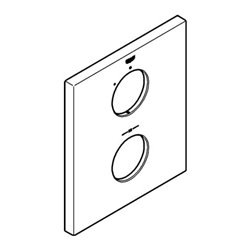 Grohe Rosette 47829 moon white moon white