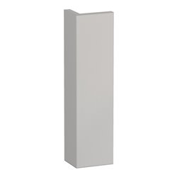 Duravit Korpusblende L-Cube 40x2-10x1,6cm, weiß Hochglanz