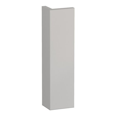 Duravit Korpusblende L-Cube 40x2-10x1,6cm, weiß Hochglanz