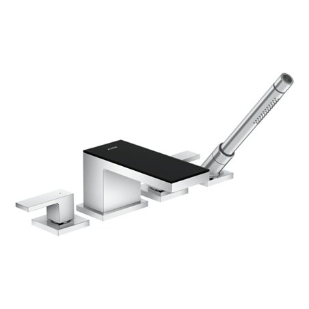 hansgrohe Fertigset Axor MyEdition 4-L-BW-Rand-Arm., m Pl., chr./Schw.-gl.