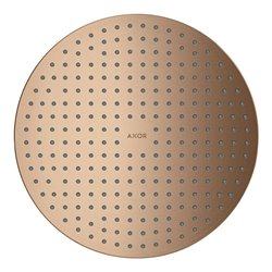 hansgrohe Kopfbrause 300 2jet Axor Decke, UP-Installation, brushed red gold