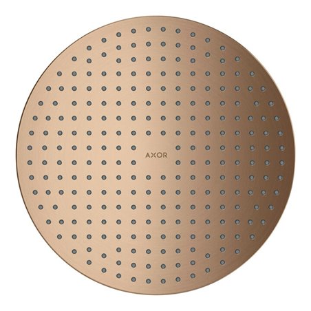 hansgrohe Kopfbrause 300 2jet Axor Decke, UP-Installation, brushed red gold