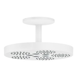 hansgrohe Kopfbrause Axor One mit Deckenanschluss, 1jet, mattweiß