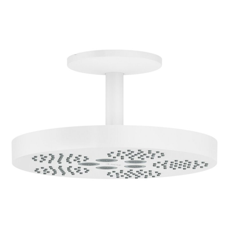 hansgrohe Kopfbrause Axor One mit Deckenanschluss, 1jet, mattweiß