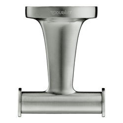 Duravit Handtuchhaken Starck T 6x7,6cm, doppelt, Edelstahl gebürstet