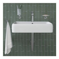 Duravit Handtuchhaken Starck T 6x7,6cm, doppelt, Edelstahl gebürstet