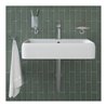 Duravit Handtuchhaken Starck T 6x7,6cm, doppelt, Edelstahl gebürstet