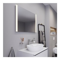 Duravit Lichtspiegel Better 100x70x3,4cm, 22 W, LED, weiß