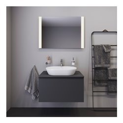Duravit Lichtspiegel Better 100x70x3,4cm, 22 W, LED, weiß
