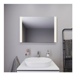 Duravit Lichtspiegel Better 100x70x3,4cm, 22 W, LED, weiß