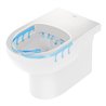 Duravit Stand-WC, Tiefspüler No. 1 36,5x57cm, 4,5 l, Abg. waag., riml., we