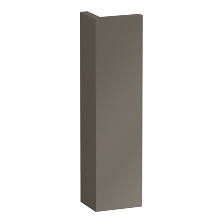Duravit Korpusblende L-Cube 40x2-10x1,6cm, flannel grey Hochglanz