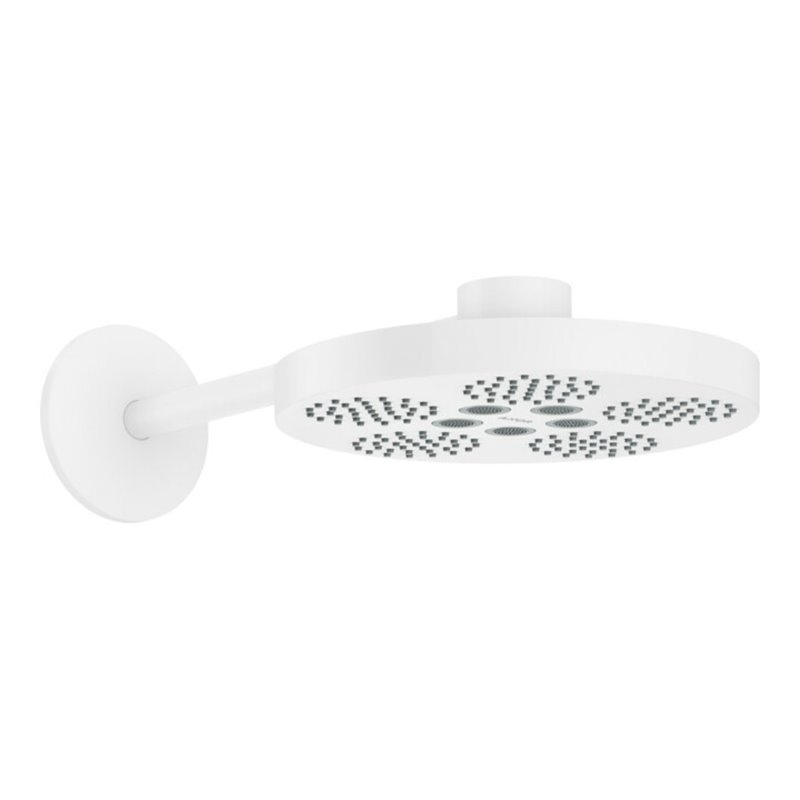 hansgrohe Kopfbrause Axor One mit Brausearm, 2jet, mattweiß