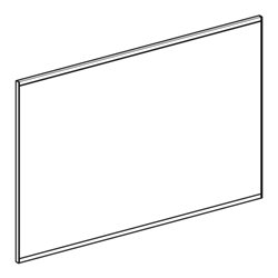 Geberit Lichtspiegel Option Plus 105x70cm, Alu elox., dir./ind. Beleucht.