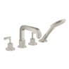 hansgrohe Fertigmontageset Axor Citterio 4-L-BW-Rand-Arm, m HG, Edelstahl-Optik