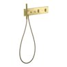 hansgrohe Fertigset ShowerComposition UP-THM, 2 Verbraucher, brushed brass