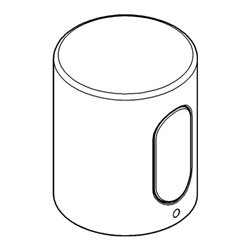 Grohe Temperaturwählgriff 47812 velvet black