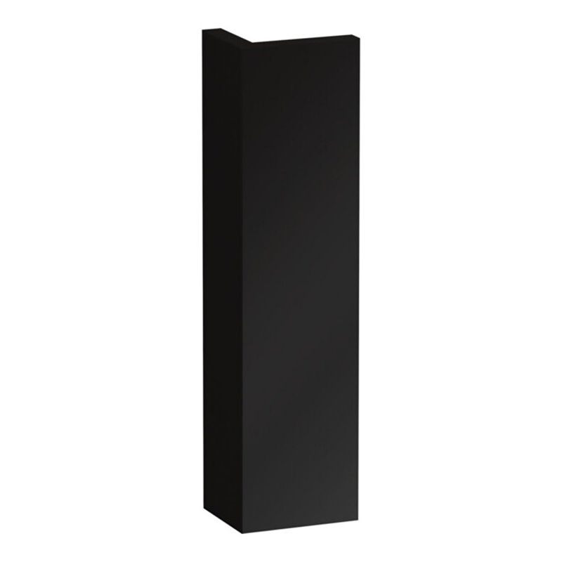 Duravit Korpusblende L-Cube 40x2-10x1,6cm, schwarz Hochglanz