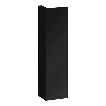 Duravit Korpusblende L-Cube 40x2-10x1,6cm, schwarz Hochglanz