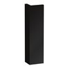 Duravit Korpusblende L-Cube 40x2-10x1,6cm, schwarz Hochglanz