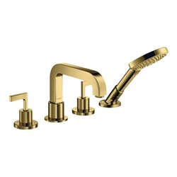 hansgrohe Fertigmontageset Axor Citterio 4-L-BW-Rand-Arm, m HG, pol. gol opt