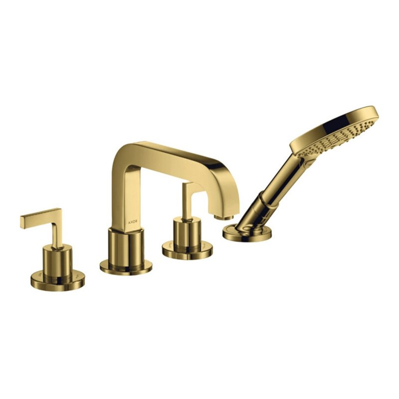 hansgrohe Fertigmontageset Axor Citterio 4-L-BW-Rand-Arm, m HG, pol. gol opt