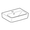 Geberit Handwaschbecken Renova Plan 45x34cm, Hahnl. mit., m ÜL, we. KeraTect