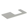 Geberit Waschtisch-Platte One 105x3x47cm, greige/lackiert m, AS re