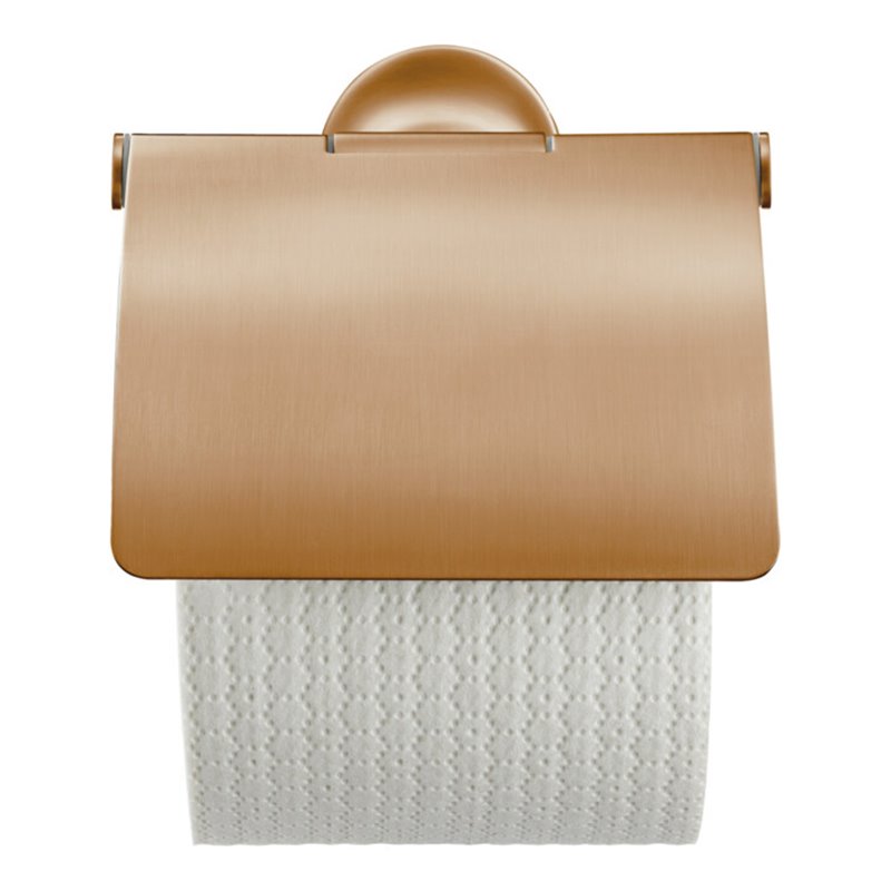Duravit Papierrollenhalter Starck T 12,5x8,3cm, mit Deckel, Bronze gebürstet