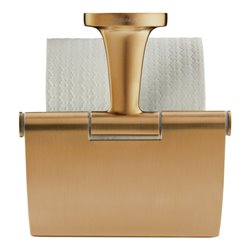 Duravit Papierrollenhalter Starck T 12,5x8,3cm, mit Deckel, Bronze gebürstet