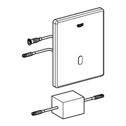 Grohe Abdeckplatte 42452 moon white moon white