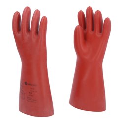 KS Tools Elektriker-Schutzhandschuh mit mechanischem Schutz, Klasse 2, rot