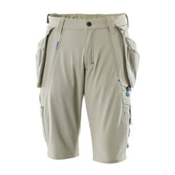Mascot Shorts mit abnehmbaren Hängetaschen Handwerkershorts hellkhaki