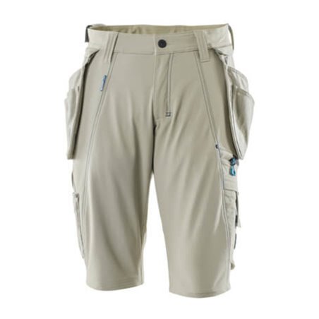 Mascot Shorts mit abnehmbaren Hängetaschen Handwerkershorts hellkhaki