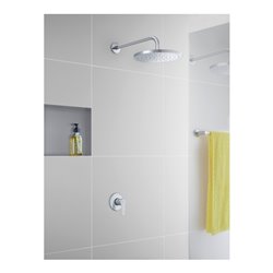 Duravit Fertigset UP-Brause-Einhebelmischer D-Code Keramikmischsystem, rund, 27 l, chrom