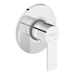 Duravit Fertigset UP-Brause-Einhebelmischer D-Code Keramikmischsystem, rund, 27 l, chrom