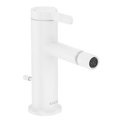hansgrohe Bidet-Einhebelmischer Axor One Ausl. 113mm, m Zugst.Abl.Gar., mattweiß