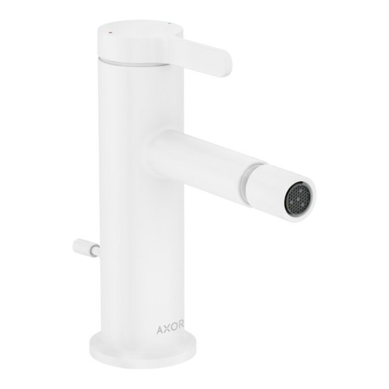 hansgrohe Bidet-Einhebelmischer Axor One Ausl. 113mm, m Zugst.Abl.Gar., mattweiß