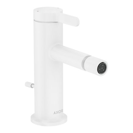 hansgrohe Bidet-Einhebelmischer Axor One Ausl. 113mm, m Zugst.Abl.Gar., mattweiß