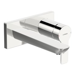 Hansa Fertigmontageset HANSALIGNA UP-Waschtisch-Einhebelmischer, Ausladung 190mm, chrom