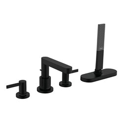 hansgrohe Fertigmontageset Finoris 4-L-BW-Rand-Arm., mit sBox, schwarz matt
