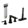 hansgrohe Fertigmontageset Finoris 4-L-BW-Rand-Arm., mit sBox, schwarz matt