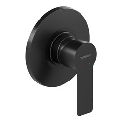 Duravit Fertigset UP-Brause-Einhebelmischer D-Code Keramikmisch., rund, 27 l, schwarz matt