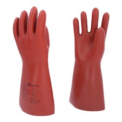 KS Tools Elektriker-Schutzhandschuh mit mechanischen und thermischen Schutz, Klasse 1, rot