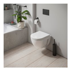 Duravit WC-Sitz D-Code ohne Absenkautomatik, abnehmbar, weiß