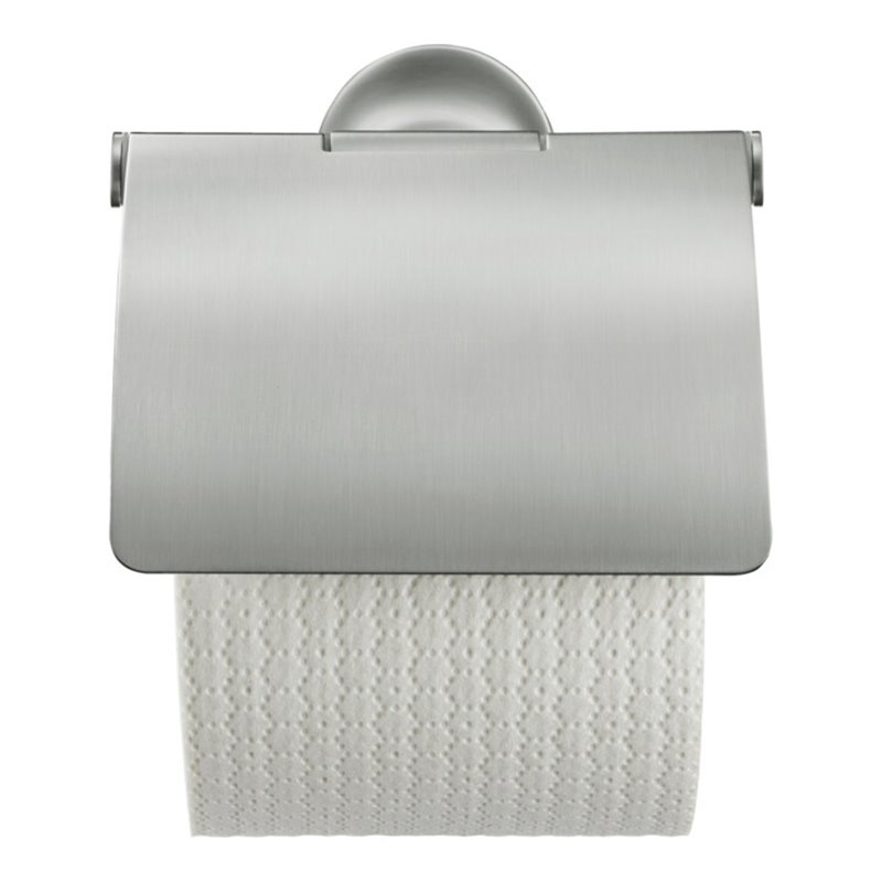 Duravit Papierrollenhalter Starck T 12,5x8,3cm, m Deck, Edelstahl gebürstet