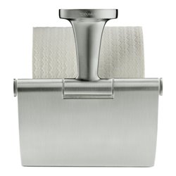 Duravit Papierrollenhalter Starck T 12,5x8,3cm, m Deck, Edelstahl gebürstet