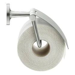 Duravit Papierrollenhalter Starck T 12,5x8,3cm, m Deck, Edelstahl gebürstet