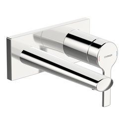 Hansa Fertigmontageset HANSARONDA UP-Waschtisch-Einhebelmischer, Wd-mont., Ausl. 186mm, chrom