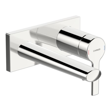 Hansa Fertigmontageset HANSARONDA UP-Waschtisch-Einhebelmischer, Wd-mont., Ausl. 186mm, chrom